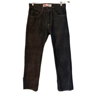 Levi's 505 Jeans Youth Boys Size 18 29x29 Regular Fit Straight Leg Blue Denim